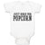 Baby Clothes Just Here for Popcorn Baby Bodysuits Boy & Girl Cotton