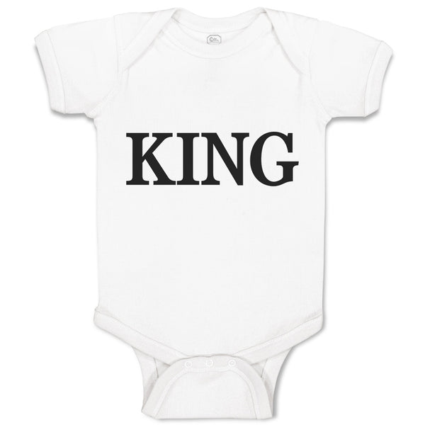 Baby Clothes King The Ruler Baby Bodysuits Boy & Girl Newborn Clothes Cotton