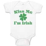 Baby Clothes Kiss Me I'M Irish Baby Bodysuits Boy & Girl Newborn Clothes Cotton