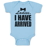 Baby Clothes Ladies I Have Arrived with Black Bowtie Baby Bodysuits Cotton