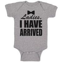 Baby Clothes Ladies I Have Arrived with Black Bowtie Baby Bodysuits Cotton