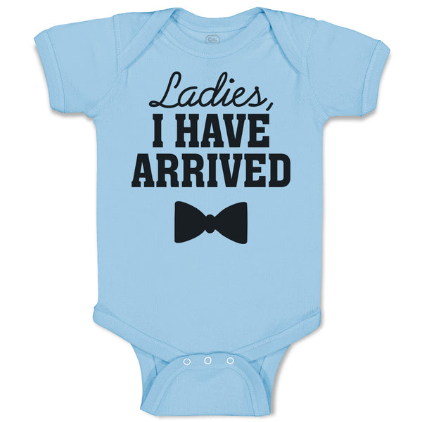 Baby Clothes Ladies I Have Arrived with Bowtie Baby Bodysuits Boy & Girl Cotton