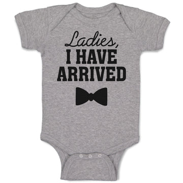 Baby Clothes Ladies I Have Arrived with Bowtie Baby Bodysuits Boy & Girl Cotton