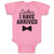 Baby Clothes Ladies I Have Arrived with Bowtie Baby Bodysuits Boy & Girl Cotton