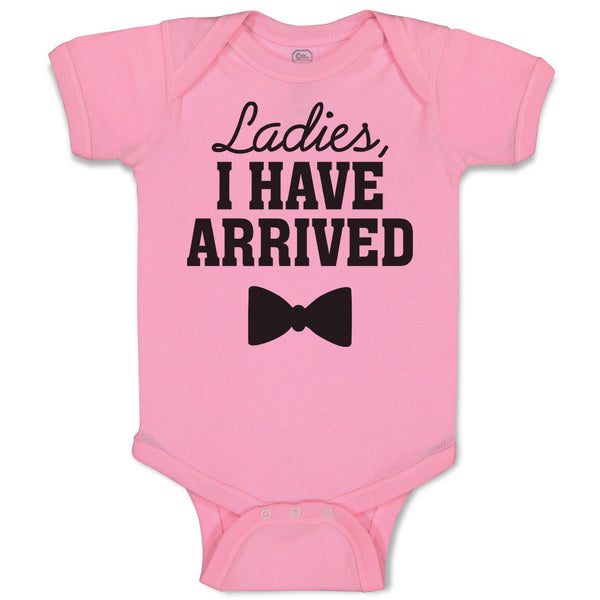 Baby Clothes Ladies I Have Arrived with Bowtie Baby Bodysuits Boy & Girl Cotton