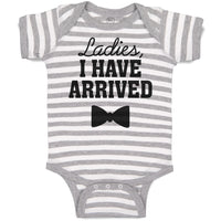 Baby Clothes Ladies I Have Arrived with Bowtie Baby Bodysuits Boy & Girl Cotton