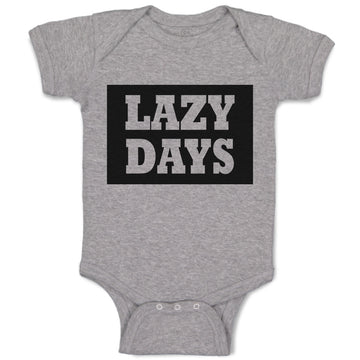 Baby Clothes Lazy Days Baby Bodysuits Boy & Girl Newborn Clothes Cotton