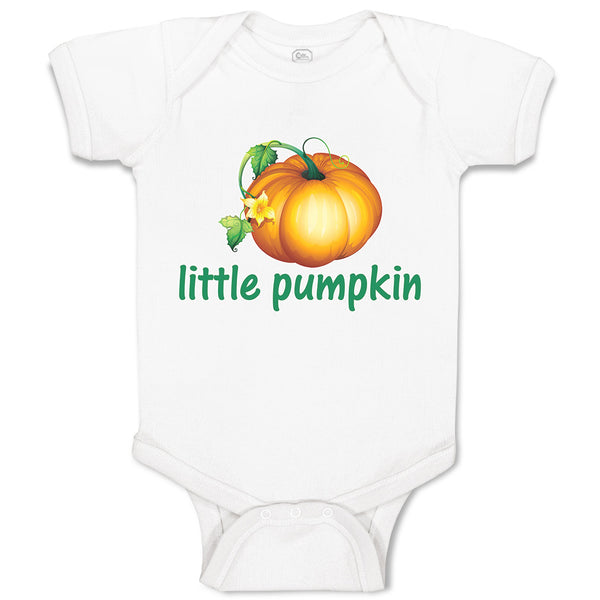 Baby Clothes Little Pumpkin Baby Bodysuits Boy & Girl Newborn Clothes Cotton