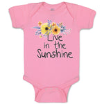 Baby Clothes Live in The Sunshine Baby Bodysuits Boy & Girl Cotton