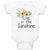 Baby Clothes Live in The Sunshine Baby Bodysuits Boy & Girl Cotton