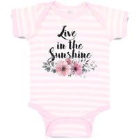 Baby Clothes Live in The Sunshine Baby Bodysuits Boy & Girl Cotton