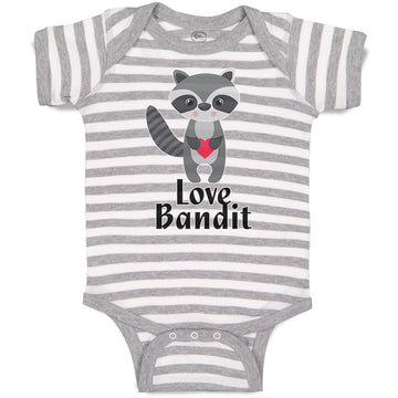 Baby Clothes Love Bandit An Ferret Animal Baby Bodysuits Boy & Girl Cotton