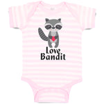 Baby Clothes Love Bandit An Ferret Animal Baby Bodysuits Boy & Girl Cotton
