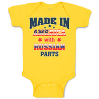 Baby Clothes Made in America with Russian Parts Baby Bodysuits Boy & Girl Cotton