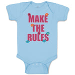 Baby Clothes Make The Rules Baby Bodysuits Boy & Girl Newborn Clothes Cotton