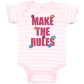 Baby Clothes Make The Rules Baby Bodysuits Boy & Girl Newborn Clothes Cotton