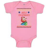 Baby Clothes Mele Kalikimaka Baby Bodysuits Boy & Girl Newborn Clothes Cotton