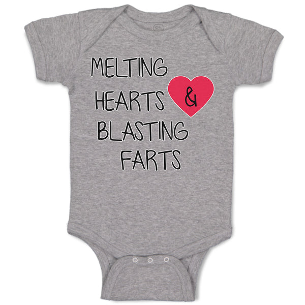 Baby Clothes Melting Hearts Blasting Farts Baby Bodysuits Boy & Girl Cotton