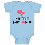 Baby Clothes Mi Tia Me Ama Baby Bodysuits Boy & Girl Newborn Clothes Cotton