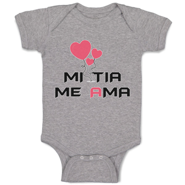 Baby Clothes Mi Tia Me Ama Baby Bodysuits Boy & Girl Newborn Clothes Cotton