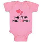 Baby Clothes Mi Tia Me Ama Baby Bodysuits Boy & Girl Newborn Clothes Cotton