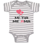 Baby Clothes Mi Tia Me Ama Baby Bodysuits Boy & Girl Newborn Clothes Cotton