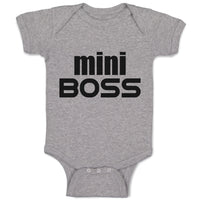 Baby Clothes Mini Boss Baby Bodysuits Boy & Girl Newborn Clothes Cotton