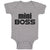 Baby Clothes Mini Boss Baby Bodysuits Boy & Girl Newborn Clothes Cotton