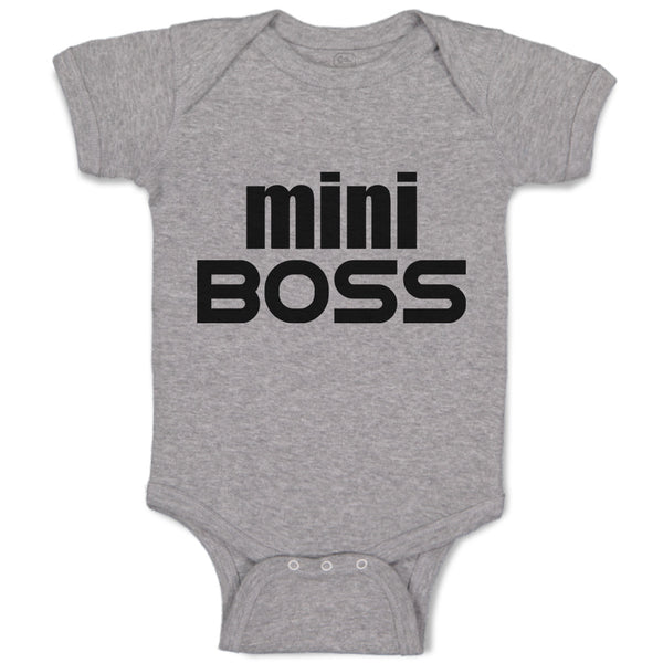 Baby Clothes Mini Boss Baby Bodysuits Boy & Girl Newborn Clothes Cotton