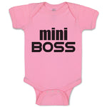 Baby Clothes Mini Boss Baby Bodysuits Boy & Girl Newborn Clothes Cotton