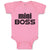 Baby Clothes Mini Boss Baby Bodysuits Boy & Girl Newborn Clothes Cotton