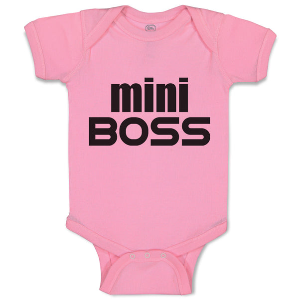 Baby Clothes Mini Boss Baby Bodysuits Boy & Girl Newborn Clothes Cotton