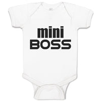 Baby Clothes Mini Boss Baby Bodysuits Boy & Girl Newborn Clothes Cotton