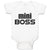 Baby Clothes Mini Boss Baby Bodysuits Boy & Girl Newborn Clothes Cotton