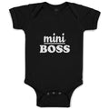 Baby Clothes Mini Boss Baby Bodysuits Boy & Girl Newborn Clothes Cotton