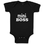 Baby Clothes Mini Boss Baby Bodysuits Boy & Girl Newborn Clothes Cotton