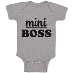 Baby Clothes Mini Boss Baby Bodysuits Boy & Girl Newborn Clothes Cotton