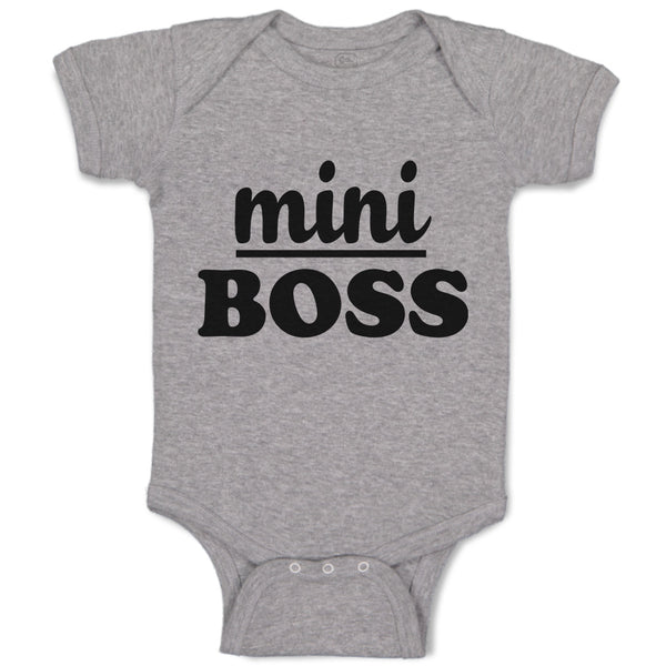 Baby Clothes Mini Boss Baby Bodysuits Boy & Girl Newborn Clothes Cotton