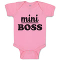 Baby Clothes Mini Boss Baby Bodysuits Boy & Girl Newborn Clothes Cotton