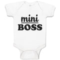Baby Clothes Mini Boss Baby Bodysuits Boy & Girl Newborn Clothes Cotton