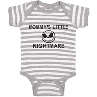 Baby Clothes Mommy's Little Nightmare Baby Bodysuits Boy & Girl Cotton