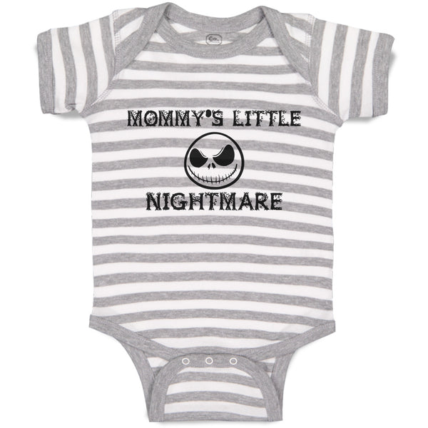 Baby Clothes Mommy's Little Nightmare Baby Bodysuits Boy & Girl Cotton