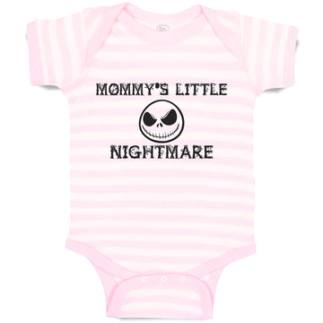 Baby Clothes Mommy's Little Nightmare Baby Bodysuits Boy & Girl Cotton