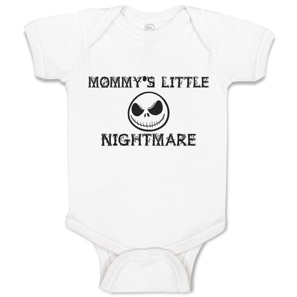 Baby Clothes Mommy's Little Nightmare Baby Bodysuits Boy & Girl Cotton