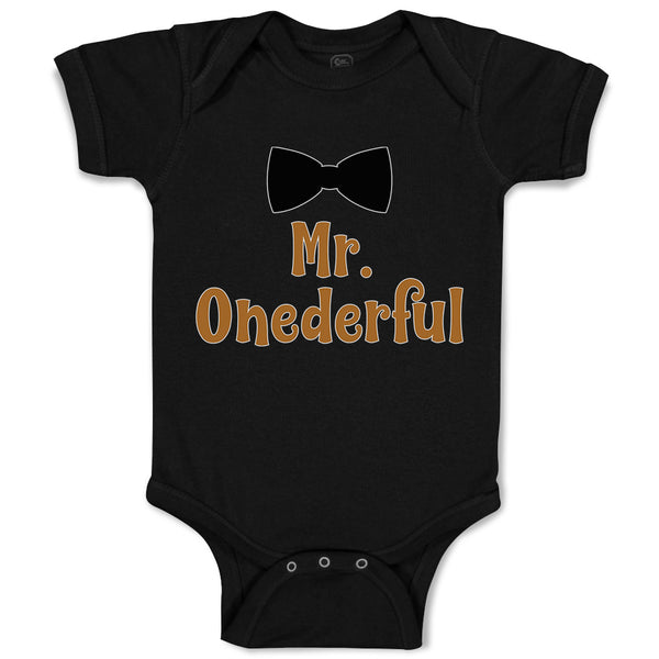 Baby Clothes Mr. Onederful Baby Bodysuits Boy & Girl Newborn Clothes Cotton