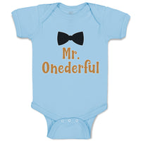 Baby Clothes Mr. Onederful Baby Bodysuits Boy & Girl Newborn Clothes Cotton