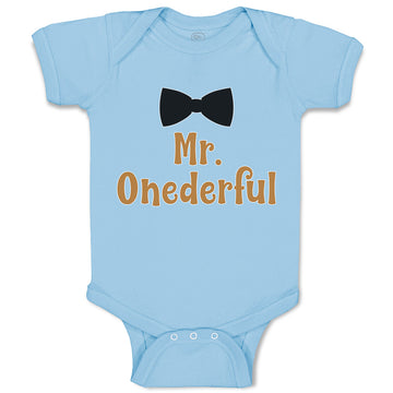 Baby Clothes Mr. Onederful Baby Bodysuits Boy & Girl Newborn Clothes Cotton