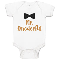 Baby Clothes Mr. Onederful Baby Bodysuits Boy & Girl Newborn Clothes Cotton
