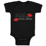 Baby Clothes Nana Was Here Baby Bodysuits Boy & Girl Newborn Clothes Cotton