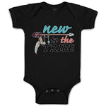 Baby Clothes New to The Tribe Baby Bodysuits Boy & Girl Newborn Clothes Cotton